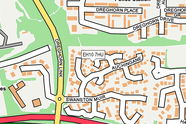 EH10 7HU map - OS OpenMap – Local (Ordnance Survey) EH10 7HU map - OS OpenMap – Local (Ordnance Survey)