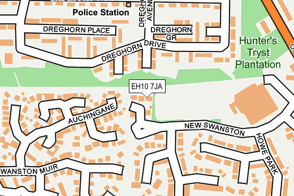 EH10 7JA map - OS OpenMap – Local (Ordnance Survey) EH10 7JA map - OS OpenMap – Local (Ordnance Survey)