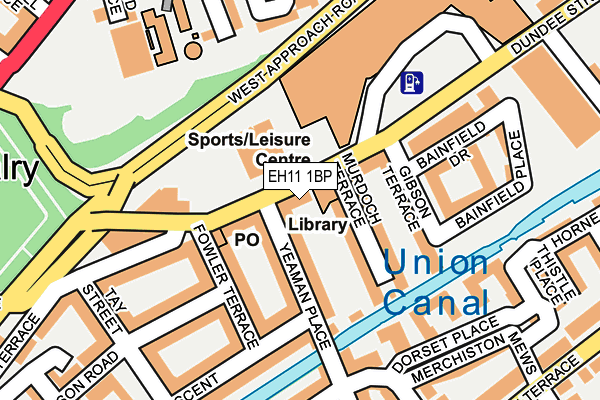 EH11 1BP map - OS OpenMap – Local (Ordnance Survey) EH11 1BP map - OS OpenMap – Local (Ordnance Survey)
