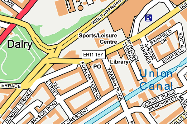 EH11 1BY map - OS OpenMap – Local (Ordnance Survey) EH11 1BY map - OS OpenMap – Local (Ordnance Survey)