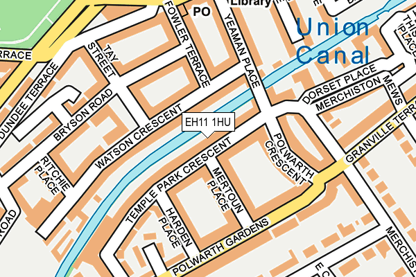 EH11 1HU map - OS OpenMap – Local (Ordnance Survey) EH11 1HU map - OS OpenMap – Local (Ordnance Survey)
