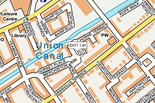EH11 1JH map - OS OpenMap – Local (Ordnance Survey) EH11 1JH map - OS OpenMap – Local (Ordnance Survey)