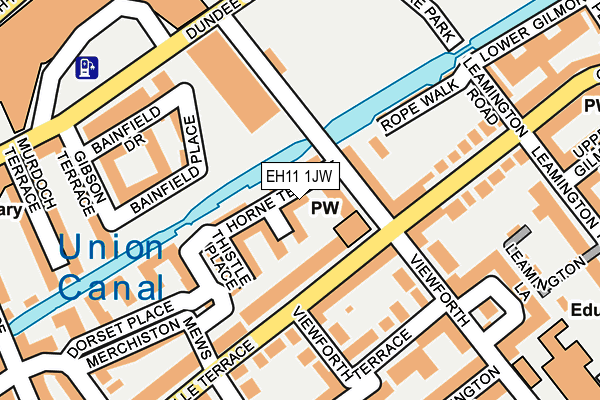 EH11 1JW map - OS OpenMap – Local (Ordnance Survey) EH11 1JW map - OS OpenMap – Local (Ordnance Survey)