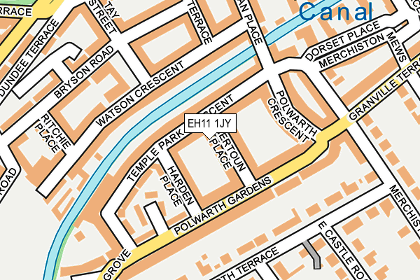 EH11 1JY map - OS OpenMap – Local (Ordnance Survey) EH11 1JY map - OS OpenMap – Local (Ordnance Survey)