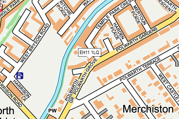 EH11 1LQ map - OS OpenMap – Local (Ordnance Survey) EH11 1LQ map - OS OpenMap – Local (Ordnance Survey)
