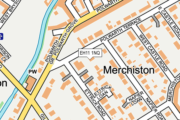 EH11 1NQ map - OS OpenMap – Local (Ordnance Survey) EH11 1NQ map - OS OpenMap – Local (Ordnance Survey)
