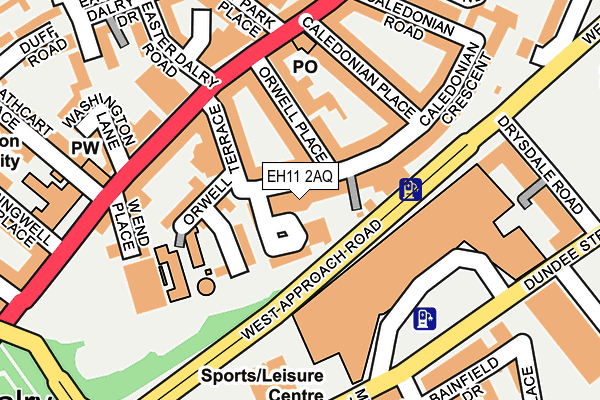 EH11 2AQ map - OS OpenMap – Local (Ordnance Survey) EH11 2AQ map - OS OpenMap – Local (Ordnance Survey)