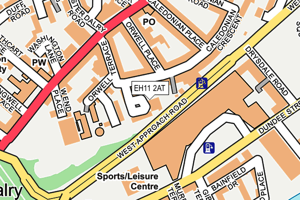 EH11 2AT map - OS OpenMap – Local (Ordnance Survey) EH11 2AT map - OS OpenMap – Local (Ordnance Survey)