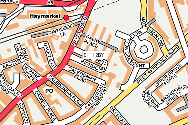 EH11 2BY map - OS OpenMap – Local (Ordnance Survey) EH11 2BY map - OS OpenMap – Local (Ordnance Survey)