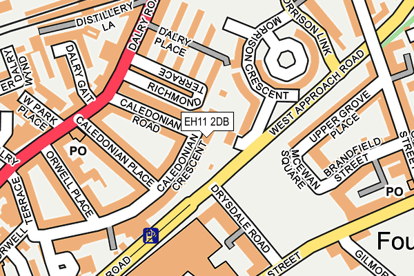 EH11 2DB map - OS OpenMap – Local (Ordnance Survey) EH11 2DB map - OS OpenMap – Local (Ordnance Survey)