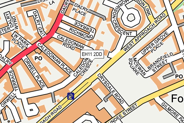 EH11 2DD map - OS OpenMap – Local (Ordnance Survey) EH11 2DD map - OS OpenMap – Local (Ordnance Survey)