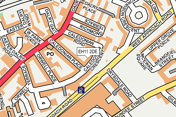 EH11 2DE map - OS OpenMap – Local (Ordnance Survey) EH11 2DE map - OS OpenMap – Local (Ordnance Survey)