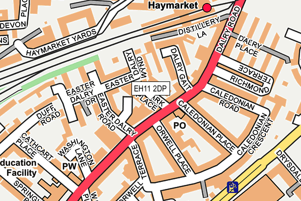 EH11 2DP map - OS OpenMap – Local (Ordnance Survey) EH11 2DP map - OS OpenMap – Local (Ordnance Survey)