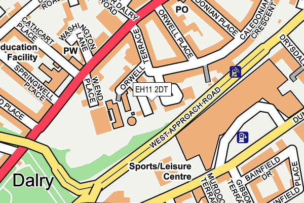 EH11 2DT map - OS OpenMap – Local (Ordnance Survey) EH11 2DT map - OS OpenMap – Local (Ordnance Survey)
