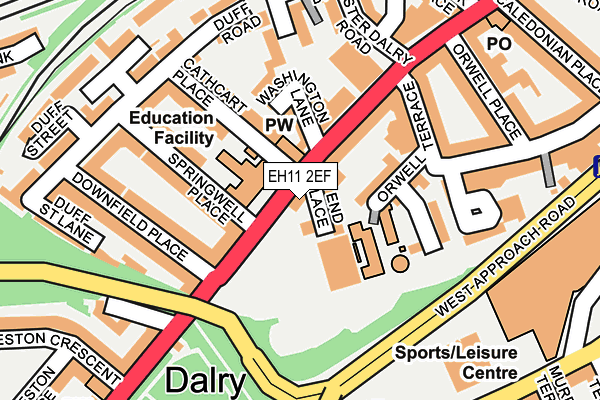 EH11 2EF map - OS OpenMap – Local (Ordnance Survey) EH11 2EF map - OS OpenMap – Local (Ordnance Survey)