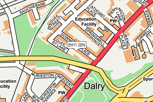 EH11 2EN map - OS OpenMap – Local (Ordnance Survey) EH11 2EN map - OS OpenMap – Local (Ordnance Survey)