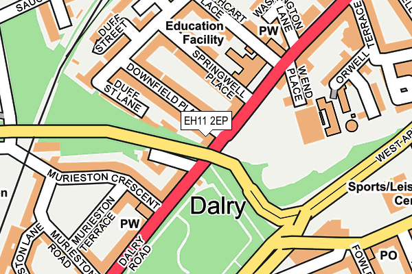 EH11 2EP map - OS OpenMap – Local (Ordnance Survey) EH11 2EP map - OS OpenMap – Local (Ordnance Survey)