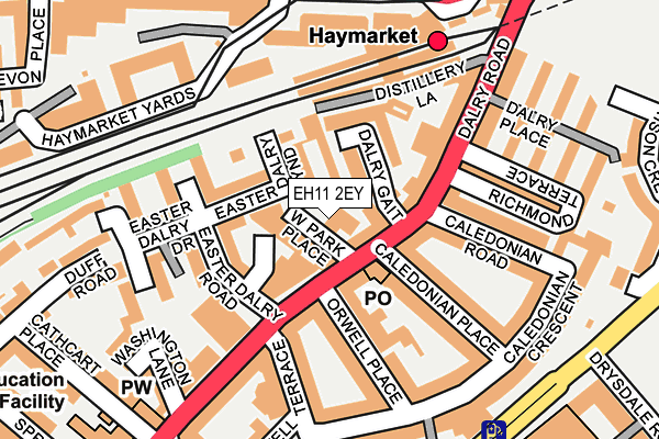 EH11 2EY map - OS OpenMap – Local (Ordnance Survey)