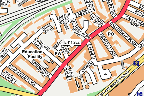 EH11 2EZ map - OS OpenMap – Local (Ordnance Survey) EH11 2EZ map - OS OpenMap – Local (Ordnance Survey)