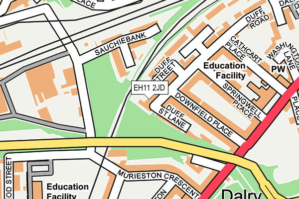 EH11 2JD map - OS OpenMap – Local (Ordnance Survey) EH11 2JD map - OS OpenMap – Local (Ordnance Survey)