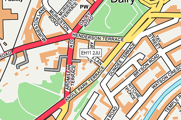 EH11 2JU map - OS OpenMap – Local (Ordnance Survey) EH11 2JU map - OS OpenMap – Local (Ordnance Survey)