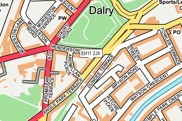 EH11 2JX map - OS OpenMap – Local (Ordnance Survey) EH11 2JX map - OS OpenMap – Local (Ordnance Survey)
