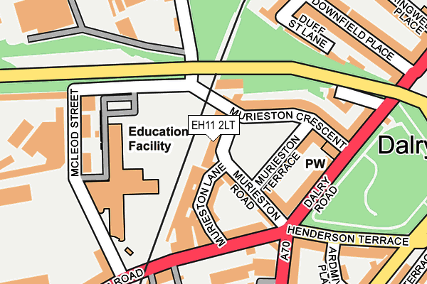 EH11 2LT map - OS OpenMap – Local (Ordnance Survey) EH11 2LT map - OS OpenMap – Local (Ordnance Survey)