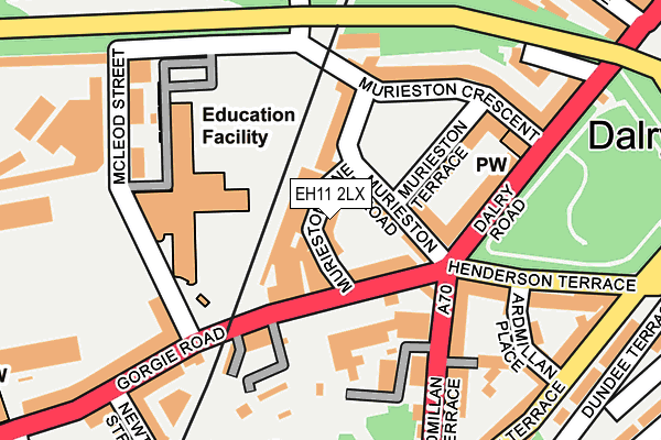 EH11 2LX map - OS OpenMap – Local (Ordnance Survey) EH11 2LX map - OS OpenMap – Local (Ordnance Survey)