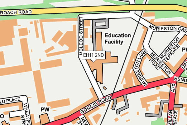 EH11 2ND map - OS OpenMap – Local (Ordnance Survey) EH11 2ND map - OS OpenMap – Local (Ordnance Survey)
