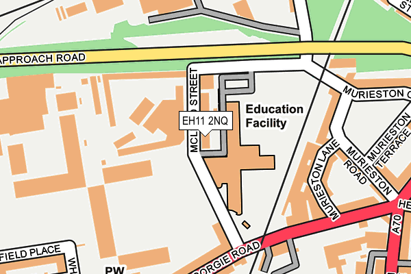 EH11 2NQ map - OS OpenMap – Local (Ordnance Survey) EH11 2NQ map - OS OpenMap – Local (Ordnance Survey)