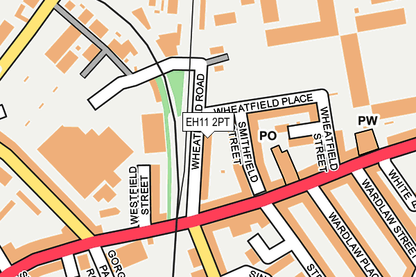 EH11 2PT map - OS OpenMap – Local (Ordnance Survey) EH11 2PT map - OS OpenMap – Local (Ordnance Survey)