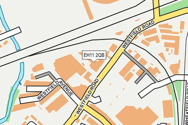 EH11 2QB map - OS OpenMap – Local (Ordnance Survey) EH11 2QB map - OS OpenMap – Local (Ordnance Survey)