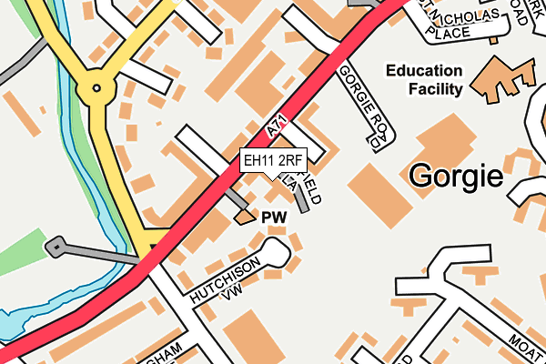 EH11 2RF map - OS OpenMap – Local (Ordnance Survey) EH11 2RF map - OS OpenMap – Local (Ordnance Survey)