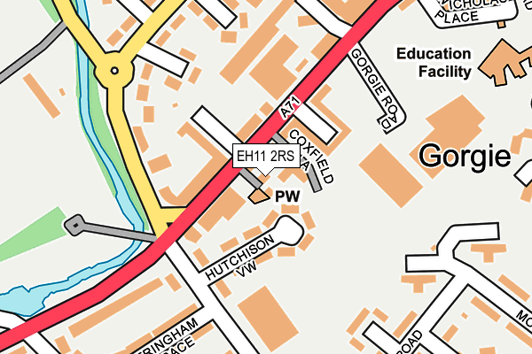 EH11 2RS map - OS OpenMap – Local (Ordnance Survey) EH11 2RS map - OS OpenMap – Local (Ordnance Survey)