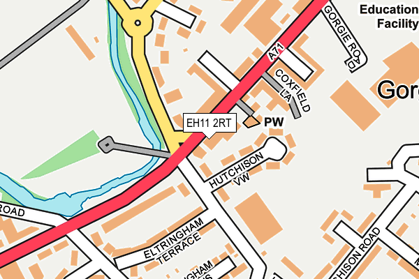 EH11 2RT map - OS OpenMap – Local (Ordnance Survey) EH11 2RT map - OS OpenMap – Local (Ordnance Survey)