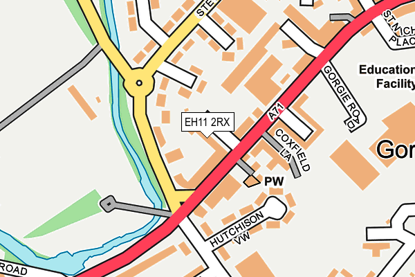 EH11 2RX map - OS OpenMap – Local (Ordnance Survey) EH11 2RX map - OS OpenMap – Local (Ordnance Survey)
