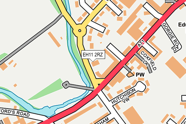 EH11 2RZ map - OS OpenMap – Local (Ordnance Survey) EH11 2RZ map - OS OpenMap – Local (Ordnance Survey)