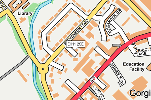 EH11 2SE map - OS OpenMap – Local (Ordnance Survey) EH11 2SE map - OS OpenMap – Local (Ordnance Survey)