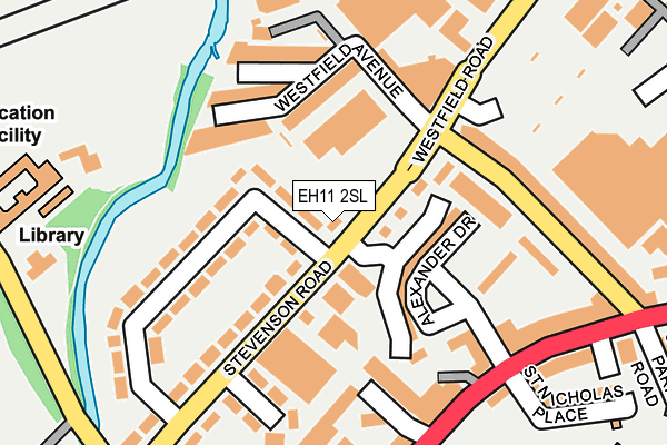 EH11 2SL map - OS OpenMap – Local (Ordnance Survey) EH11 2SL map - OS OpenMap – Local (Ordnance Survey)