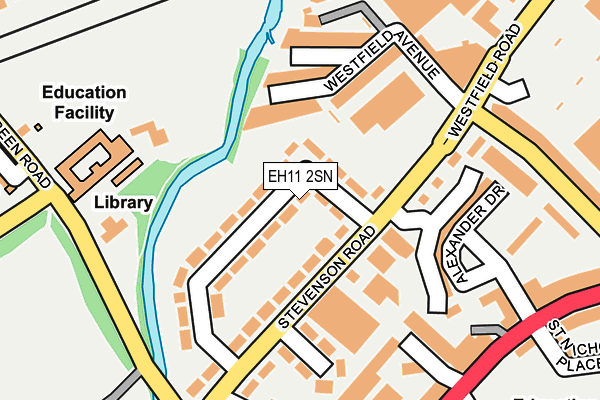 EH11 2SN map - OS OpenMap – Local (Ordnance Survey) EH11 2SN map - OS OpenMap – Local (Ordnance Survey)