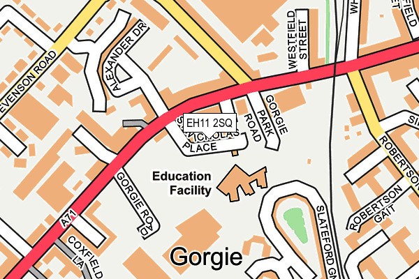 EH11 2SQ map - OS OpenMap – Local (Ordnance Survey) EH11 2SQ map - OS OpenMap – Local (Ordnance Survey)