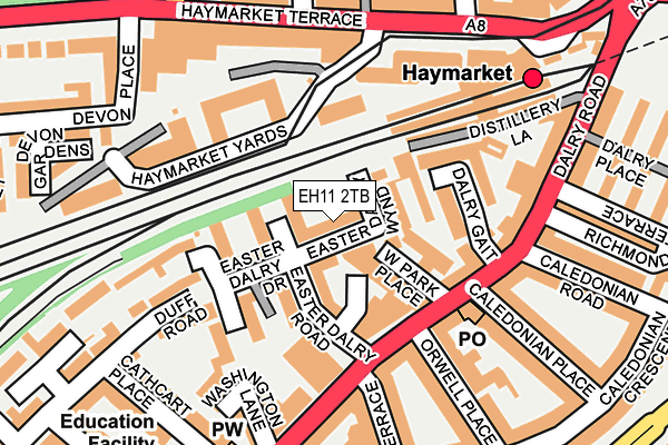 EH11 2TB map - OS OpenMap – Local (Ordnance Survey) EH11 2TB map - OS OpenMap – Local (Ordnance Survey)