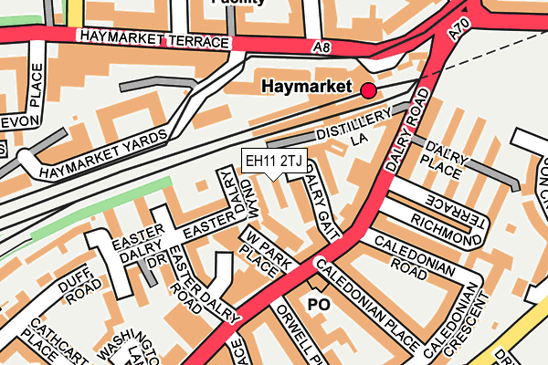 EH11 2TJ map - OS OpenMap – Local (Ordnance Survey) EH11 2TJ map - OS OpenMap – Local (Ordnance Survey)