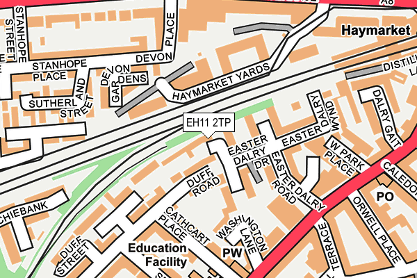 EH11 2TP map - OS OpenMap – Local (Ordnance Survey) EH11 2TP map - OS OpenMap – Local (Ordnance Survey)