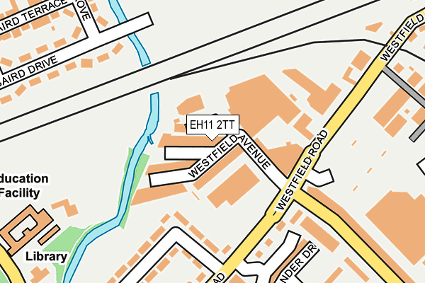 EH11 2TT map - OS OpenMap – Local (Ordnance Survey)