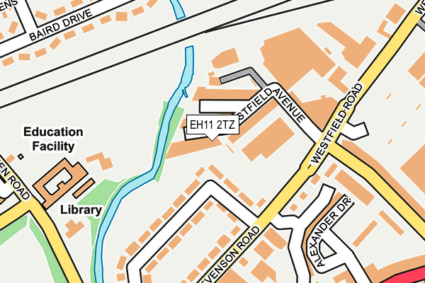 EH11 2TZ map - OS OpenMap – Local (Ordnance Survey) EH11 2TZ map - OS OpenMap – Local (Ordnance Survey)