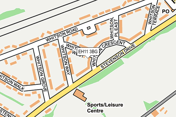 EH11 3BG map - OS OpenMap – Local (Ordnance Survey) EH11 3BG map - OS OpenMap – Local (Ordnance Survey)