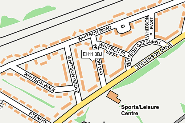 EH11 3BJ map - OS OpenMap – Local (Ordnance Survey) EH11 3BJ map - OS OpenMap – Local (Ordnance Survey)