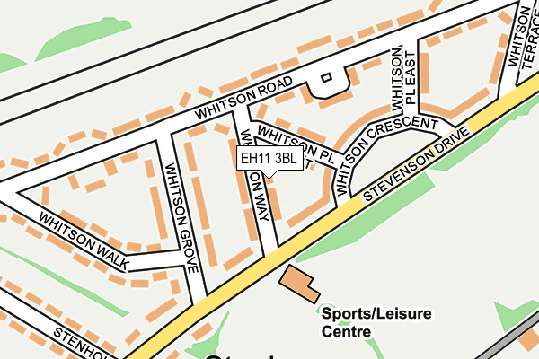 EH11 3BL map - OS OpenMap – Local (Ordnance Survey) EH11 3BL map - OS OpenMap – Local (Ordnance Survey)