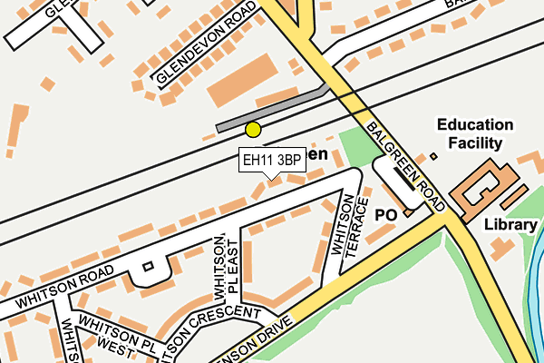 EH11 3BP map - OS OpenMap – Local (Ordnance Survey) EH11 3BP map - OS OpenMap – Local (Ordnance Survey)